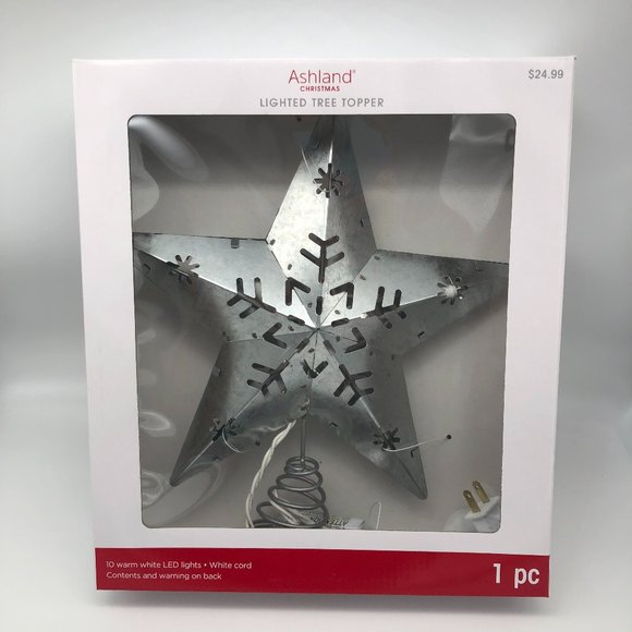 Ashland Christmas Star LED Lighted Tree Topper NEW - Picture 1 of 2